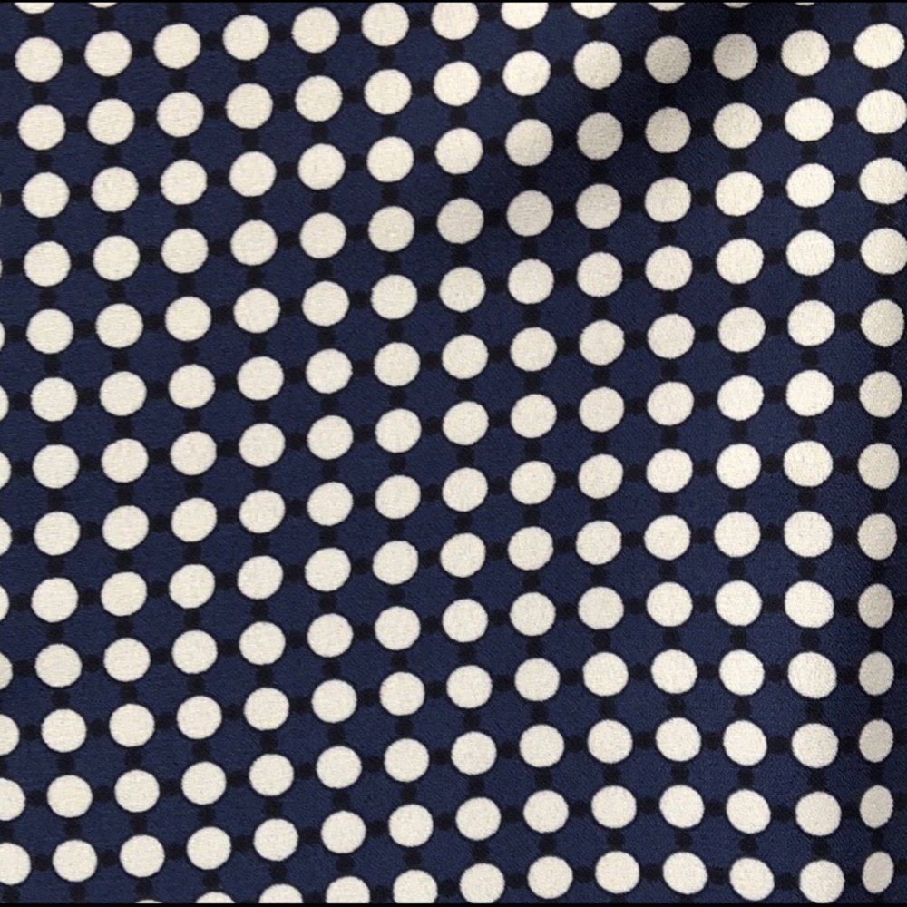 Navy Split Back Blouse - image 5